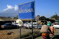 Arusha; elevation 1400m; population 300,000