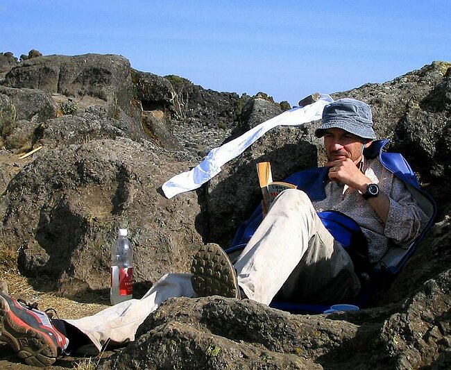 Working hard on acclimatization
