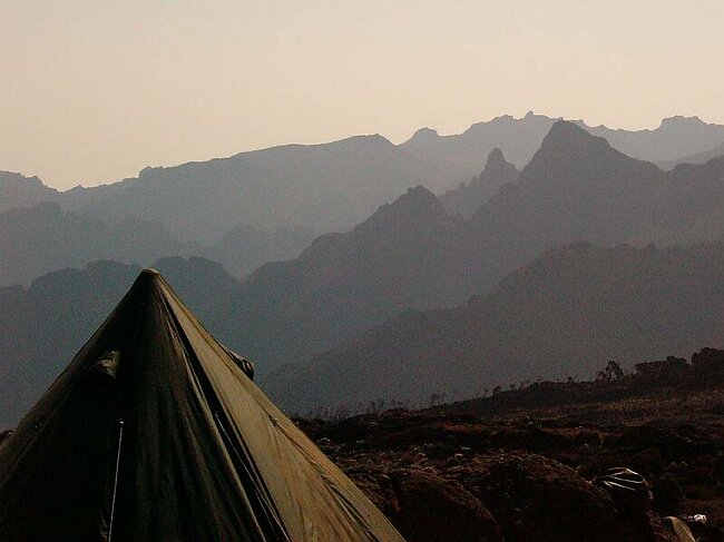 Shira, one of the three volcanos that together make up Kilimanjaro