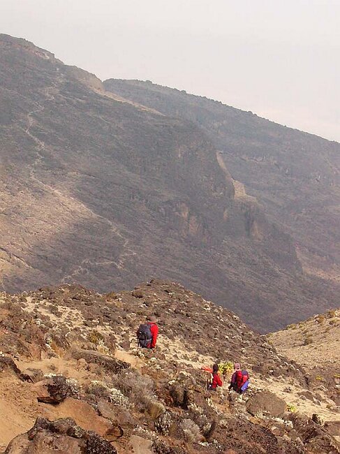 Descent to Barranco Camp