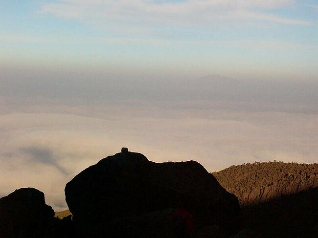 Mount Meru in the distance